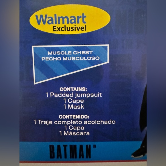 DC Comics Batman Halloween Costume for Toddler, Size 2T, by Rubies NEW - Picture 4 of 6